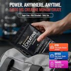 Creatine Monohydrate Gummies for Men & Women - Sugar Free & Vegan Advanced Formula W/L-Taurine + Vitamin B12 - for Muscle Strength, Muscles Builder, Recovery, Energy Boost, Pre-Workout Supplement