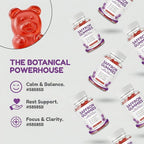 Saffron Gummies, Mood & Calm Support withPassion Flower, St. John's Wort, GABA & Vitamin D2,Emotional Balance & Focus Formula, Strawberry Flavor, 90Gummies