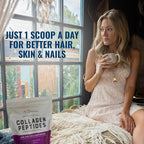 Live Conscious Collagen Peptides Powder - Hair, Skin, Nail, and Joint Support - Type I & III Collagen - Naturally-Sourced Hydrolyzed Protein - 16oz (2-Pack)