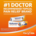 Voltaren Arthritis Pain Gel for Powerful Topical Arthritis Pain Relief with Diclofenac - NEW Easy Open Cap - 100 g x 2