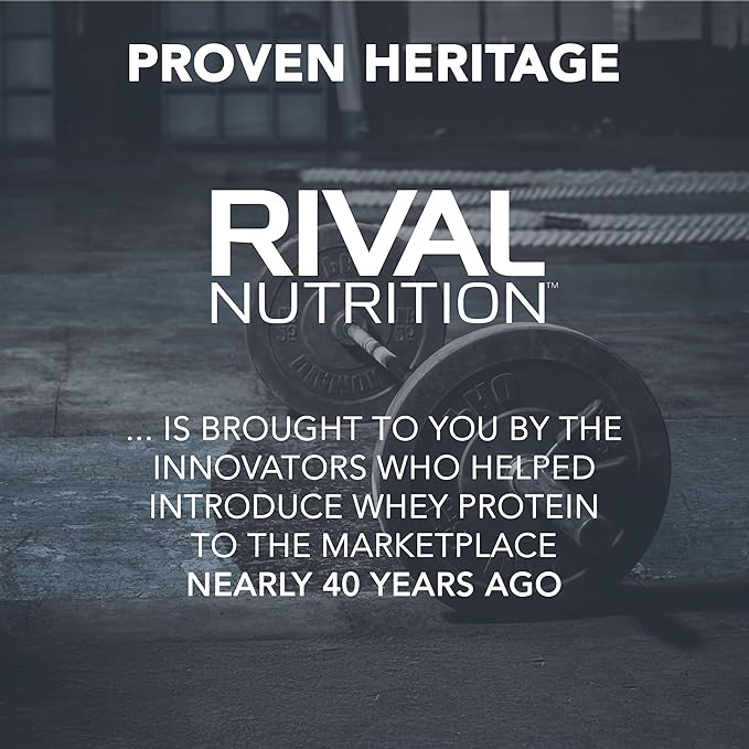 RIVAL NUTRITION Micronized Creatine I 100% Creatine Monohydrate Powder I 60 Servings I 5g Per Serving I Supports Muscle Performance, Lean Mass, and Cognitive Function | Unflavored I for Men & Women