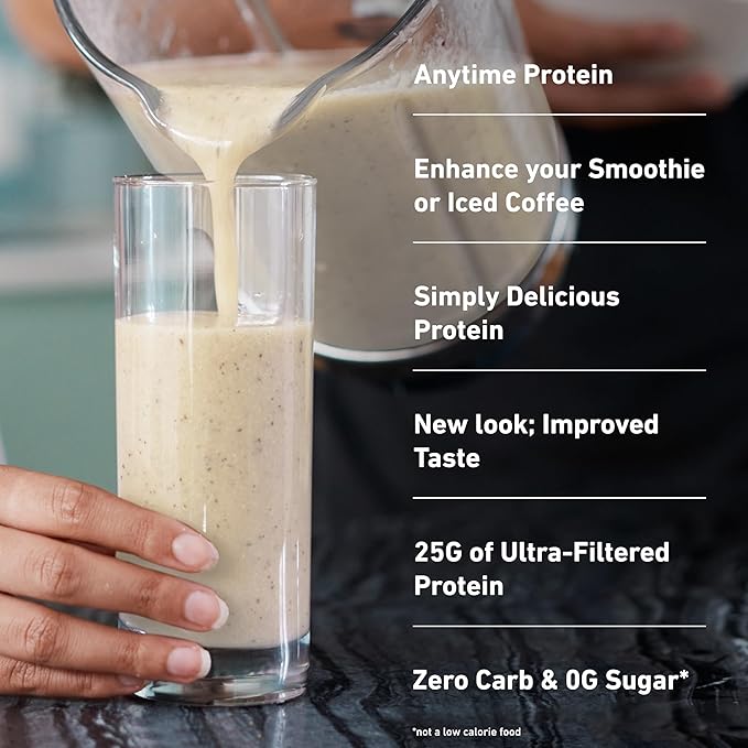 Isopure Zero Carb 100% Pure Whey Isolate Protein Powder, Gluten Free, with Vitamins, Creamy Vanilla, 25g Protein Per Serving, 3 Lbs, 44 Servings (Packaging May Vary)
