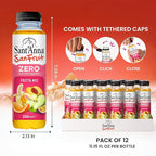 Sant’Anna SanFruit Mixed Fruit Drink 11.15 Fl Oz (12-Pack) | Italian Beverage with Real Juice (Apple, Peach, Orange, Passion Fruit, Banana) | Made with Natural Mineral Water from the Italian Alps | No Added Sugar, No Preservatives