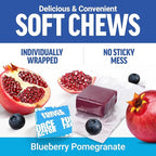 Force Factor Amazing Ashwa Complete Calm Support, KSM-66 Ashwagandha, Like Ashwangandha Gummies to Promote Calm & Relaxation with Magnesium & L-Theanine, Blueberry Pomegranate, 180 Soft Chews, 3-Pack