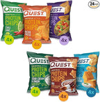 Quest Nutrition Protein Chips Variety Pack Bundle, High Protein, Low Carb, 24 Count