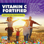 Vital+Boon - Iron with Vitamin C & B12 Gummies (60 Count) Vital for Red Blood Cell Formation | Gum Drop Grape Real Pectin Fruit Chew Supplements | Vegan, Non-GMO, Gluten Free & Gelatin Free