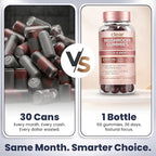 Clear Mushroom Gummies, Lions Mane, Reishi, Cordyceps, Chaga 10:1 Extract (Raspberry Flavor) - 2500mg 10 Mushroom Focus Gummies for Brain Health, Memory, Calm Energy, 3rd Party Tested