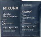 Mikuna Chocho Superfood Protein, Plant-Based Protein Powder, Travel Packs - Vegan, Gluten Free, 3g Net Carbs or Less, and Bioavailable, Non-Isolate (8 Servings, Cacao)