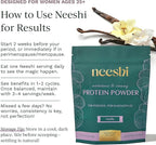 Hormone Balance Protein Powder – PMS & Perimenopause Relief for Cramps, Bloating & Mood Swings – Vegan Plant Based Superfood – 7 Servings