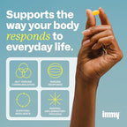 IMMY Immune Supplement for Mood Support and Gut Health, 180 ct. - Supports Joint Relief, Focus & Mood Support, Natural Calming Aid