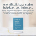 Solv Wellness Mage Probiotic for Her, Daily Womens Prebiotic and Probiotics Blend Nutritional Supplements for Digestive, Vaginal PH Balance, Urinary Tract Health Support, 30 Capsules