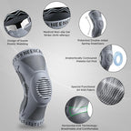 NEENCA Professional Knee Brace for Pain Relief, Medical Knee Support with Patella Pad & Side Stabilizers, Compression Knee Sleeve for Meniscus Tear, ACL, Joint Pain, Runner, Workout - FSA/HSA Eligible
