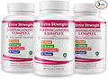 1 Body Ashwagandha Complex Supplement, Focus and Energy Support, 180 Vegan Capsules