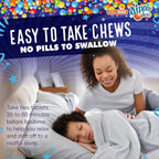 Dippin' Dots Chewable Melatonin 10mg – Melatonin 10 mg Tablets for Adults – Sugar Free – Strawberry Sunset Creme Flavor – Restful Sleep Support Supplement – Kosher, Gluten Free, Vegetarian (100 Count)