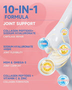 Premium Collagen for Dogs & Cats Skin and Coat Supplement, 10 in 1 Liquid Collagen for Cats -Support for Joints, Hips, Skin & Coat Health with Hyaluronic Acid, Biotin, MSM - Roast Chicken Flavor