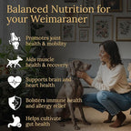 Weimaraner Multivitamins, 90 Count, Made in the USA with Real Bacon