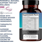 Candida Cleanse Supplement, Yeast Cleanse & Candida Support with Probiotics (LactoSpore®), Oregano Oil, Caprylic Acid, Black Walnut – Gut Health, Digestive Cleanse, Flora Balance – 60 Capsules