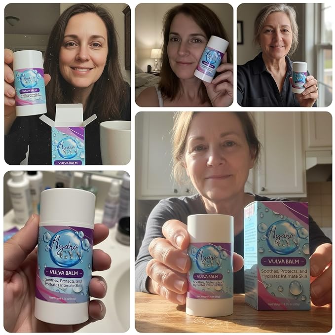 HydroGyn Vulva Balm | Vaginal Moisturizer & Menopause Support | Relieves Feminine Dryness, Itching & Irritation | Hormone-Free Vaginal Moisturizer for Women | pH Balanced Daily Intimate Skin Care