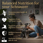 Multivitamins, Balanced Nutrition for Your Schnauzer, 90 Count, Made in the USA with Real Bacon