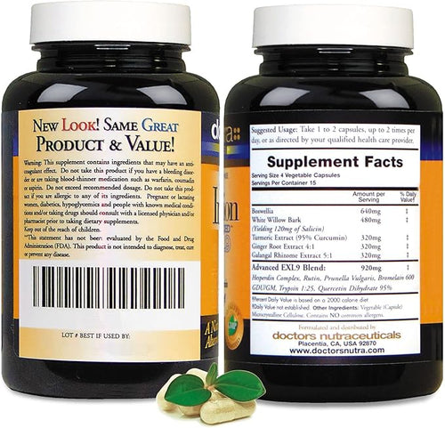 (Pack of 3 InflamEzze - Total 180 Count Capsules