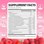 Vitamin B Complex Gummies, All B Vitamins + Methyl B12, B1, B2, B3, B5, B6, Biotin, Methylfolate, Vitamin C, Choline, Inositol, PABA for Energy & Immune Support, Raspberry Flavor, 60 Count