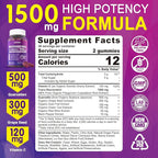Resveratrol Supplement 1500mg - Resveratrol Gummies Supports NAD⁺, NMN & NMNH Synergy, with Quercetin, Grape Seed, Acai Berries Extracts for Antioxidant, Healthy Aging & longevity, Skin, Brain - 1Pcs