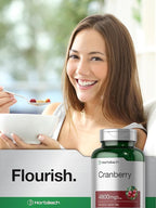 Horbäach Cranberry Pills | 300 Softgels | Non-GMO, Gluten Free Supplement | from Concentrate Extract