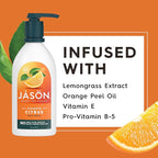 JASON Citrus Energizing Body Wash, For a Gentle Feeling Clean, 30 Fluid Ounces (Pack of 2)