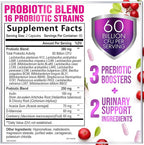 Probiotics for Women - Prebiotic and Probiotic Blend 60 Billion CFU Per Serving - 16 Strain Women's Probiotic for pH Balance & Vaginal Support - Digestive & Immune Support, Bottled USA - 120 Capsules