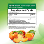Nature's Truth Vegan Omega 3679 Gummies | 50 Count | Peach Flavor | Non-GMO & Gluten Free Supplement