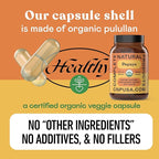 Papaya Enzyme Capsules 500mg - Organic Enzymes for Digestion with Papain, Gut Cleanse Support from Seeds, Vegan Non GMO Herbal Supplement Made USA, Fast Absorbing Digestive Support Formula Capsules