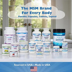 KALA HEALTH MSMPure Fast Dissolving Fine MSM Powder Crystals – US-Made MSM for Joint Health, Skin Appearance, and Hair & Nail Support – 1 lb, Organic Sulfur