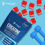 Creatine Gummies 5000mg, 30 Servings Creatine Monohydrate Gummies - Third-Party Tested Creatine for Women, Strawberry Flavor Creatine for Men, Muscle Growth, Strength, and Recovery - Pack of 1