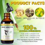 Yeast Infection Treatment for Dogs,Dog Ear Infection Treatment, Soothing Dog Yeast Infection,Allergy Relief,Natural Fast Relief Drop for Immune Health - 2 fl oz