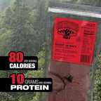 Old Trapper Double Eagle Beef Jerky, Hot & Spicy Flavor, 21 Ounce Package, Natural Wood Smoked Meat Snacks, 10 Grams of Protein and 80 Calories per Serving (Pack of One)