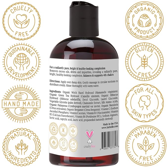 Laritelle 7 Chakras Gift Set | Organic Hair & Skin Care Ritual to Balance, Support & Heal Body, Mind & Spirit