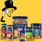 PLANTERS Lightly Salted Cashews, Cashew Halves & Pieces, Plant-Based Protein, 8 Oz Canister, Great Party Snack