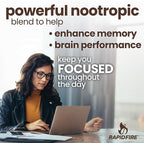 Rapidfire Smart-Brew Nootropics Coffee Pods - High Performance Infused Concentrate, Supports Energy and Brain Function, 16 Count