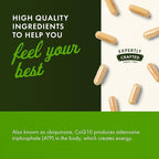 Swanson CoQ10 Cardiovascular and Cellular Energy Supplement for Heart-Health-Conscious Adults Seeking Antioxidant Support - 200 mg (90 Vegan Capsules)