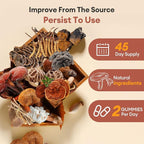Mushroom Gummies 16-In-1 Mushroom Blend With Ashwagandha Gummies For Brain Health,Cognitive, Memory & Focus,Energy 0g Added Sugar Mushroom Supplement Lions Mane,Reishi,Cordyceps,Turkey Tail,Chaga (90)