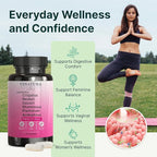VINATURA Lactobacillus Rhamnosus, Reuteri, Gasseri, Plantarum, Crispatus, Acidophilus Probiotics - Probiotics for Women *USA Made & Tested* Women Vaginal Health, Gut and Digestive Health - 30 Capsules