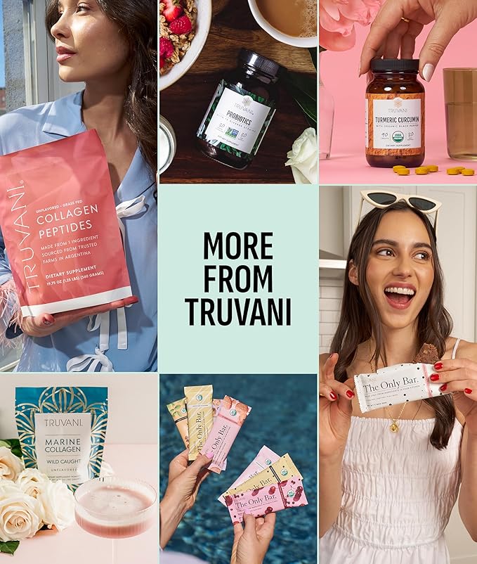 Truvani Vegan Pea Protein Powder | Mint Chocolate | 20g Organic Plant Based Protein Per Serving | 20 Servings | Keto | Gluten & Dairy Free | Low Carb | No Added Sugar