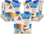 Atkins Creamy Chocolate Coconut Protein Shake, 15g Protein, 2g Net Carbs, 1g Sugar, Keto Friendly, 12 Count