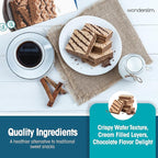 WonderSlim Protein Wafer Snack Bar, Chocolate, 210 Calories, 15g Protein, 0mg Cholesterol (5ct)