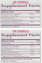 Enzymatic Therapy AM/PM Menopause Hormone-Free Formula Daytime Energy & Restful Sleep,60 Count (Pack of 2)