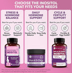 Intimate Rose Myo-Inositol & D-Chiro Inositol Supplement for Women - Hormone Balance & Ovarian Support for Women - Ideal 40:1 Ratio, Vitamin D3 + Ashwagandha