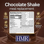 HMR 120 Shake Meal Replacement Powder | Chocolate Shake Mix to Support Healthy Weight Loss | 12g of Protein | Nutritional Drink | Low Calorie Food | 2 Pack (choc/choc), 12 Servings Each