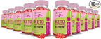 (10 Pack) Fast Track Keto ACV Gummies Extreme 2000MG Fasttracj Keto Gummies Apple Cider Vinegar Formulated with Pomegranate Beet Juice Powder B12 Vegan Non GMO 600 Gummys