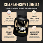 Animal 100% Whey Protein Powder – Whey Blend for Pre Workout or Post Workout, Recovery, or an Anytime Low Sugar Protein Boost Meal Replacement with BCAA Branched Chain Amino Acids – Vanilla, 4 lb