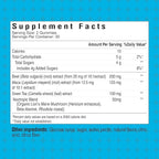 Pre Workout Gummies, Supports Energy Levels, Boosts Performance, Beta Alanine, Green Tea Extract, Nootropic Blend for Focus, Natural Beet Root, Blue Raspberry, 60 Gummies, 30 Servings